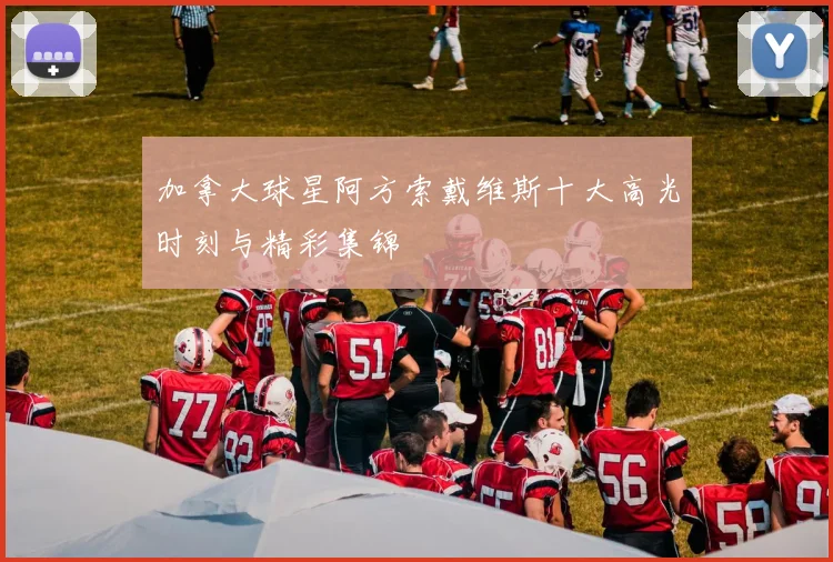加拿大球星阿方索戴维斯十大高光时刻与精彩集锦